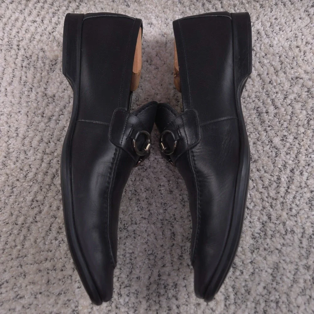 Magnnani Loafers Mens Size 8.5 Horsebit Slip On Leather  display picture 2